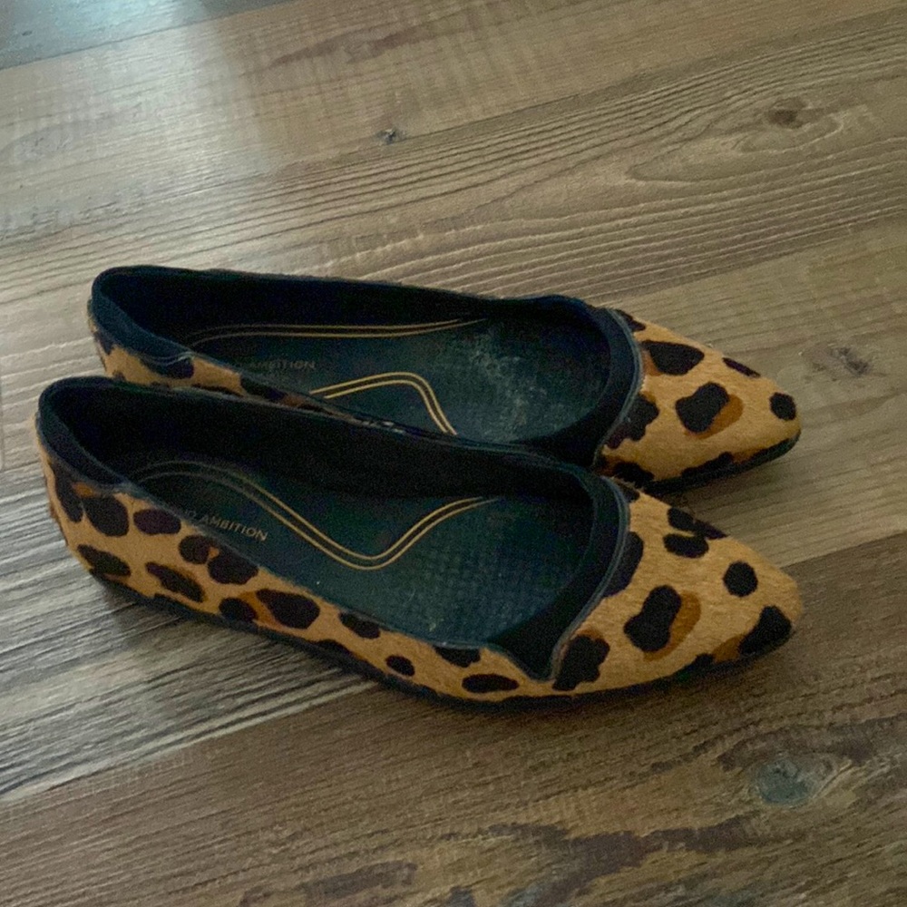 Cole Haan leopard flats